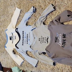 Lot of 4, 18 month long sleeve bodyshits